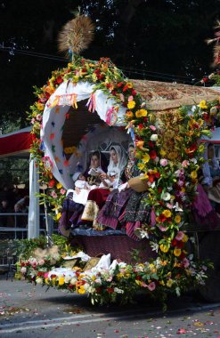 Cagliari, Sardunya 05.01.2019: Aziz Efisio dini geçit töreni