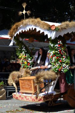 Cagliari, Sardunya 05.01.2019: Aziz Efisio dini geçit töreni