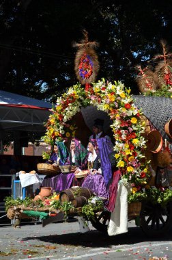 Cagliari, Sardunya 05.01.2019: Aziz Efisio dini geçit töreni