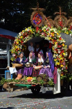 Cagliari, Sardunya 05.01.2019: Aziz Efisio dini geçit töreni