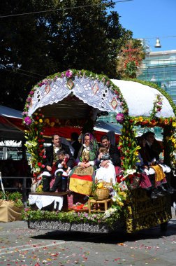 Cagliari, Sardunya 05.01.2019: Aziz Efisio dini geçit töreni