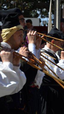 Cagliari, Sardunya 05.01.2019: Aziz Efisio dini geçit töreni