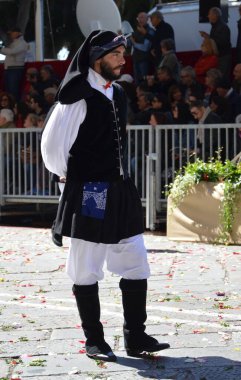 Cagliari, Sardunya 05.01.2019: Aziz Efisio dini geçit töreni