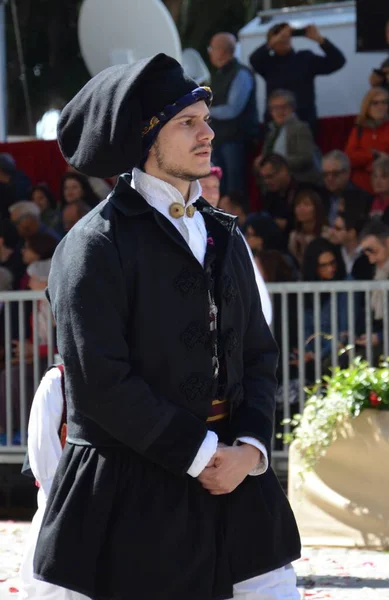 Cagliari, Sardunya 05.01.2019: Aziz Efisio dini geçit töreni