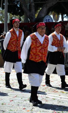 Cagliari, Sardunya 05.01.2019: Aziz Efisio dini geçit töreni