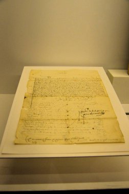 Seville, Spain 03.28.2019: Interior of the General Archive of the Indies, Sevilla