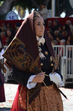 Cagliari, Sardunya 05.01.2019: Aziz Efisio dini geçit töreni