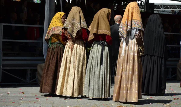 Cagliari, Sardunya 05.01.2019: Aziz Efisio dini geçit töreni