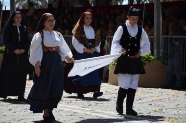 Cagliari, Sardunya 05.01.2019: Aziz Efisio dini geçit töreni