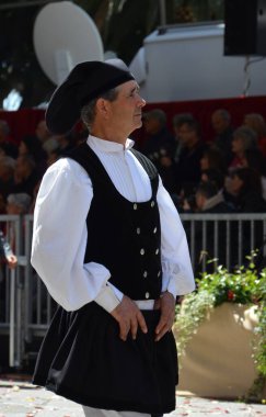 Cagliari, Sardunya 05.01.2019: Aziz Efisio dini geçit töreni