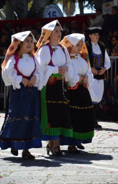 Cagliari, Sardunya 05.01.2019: Aziz Efisio dini geçit töreni