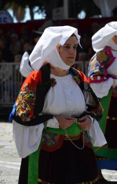 Cagliari, Sardunya 05.01.2019: Aziz Efisio dini geçit töreni