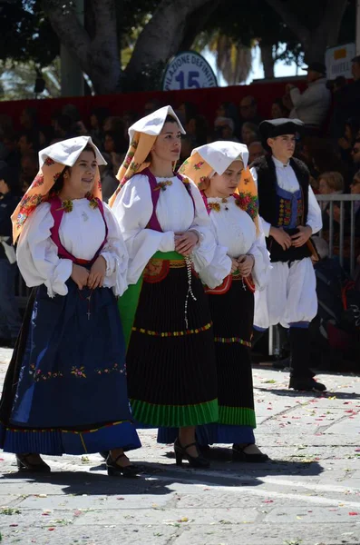 Cagliari, Sardunya 05.01.2019: Aziz Efisio dini geçit töreni