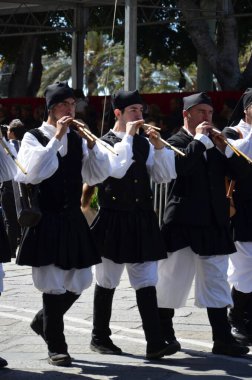 Cagliari, Sardunya 05.01.2019: Aziz Efisio dini geçit töreni