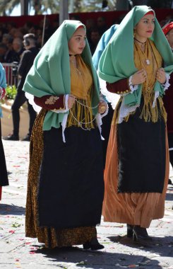 Cagliari, Sardunya 05.01.2019: Aziz Efisio dini geçit töreni