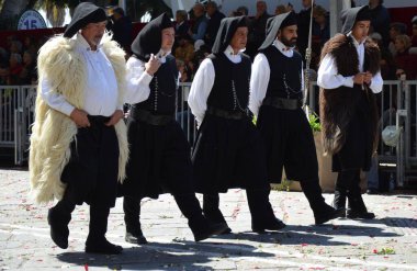 Cagliari, Sardunya 05.01.2019: Aziz Efisio dini geçit töreni