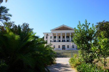 Roma, Lazio 09.03.2020: Villa Torlonia Müzesi parka yerleştirildi