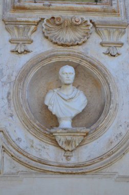 Goethe 'nin Rotunda' sı Villa Borghese, Roma bahçesinde.