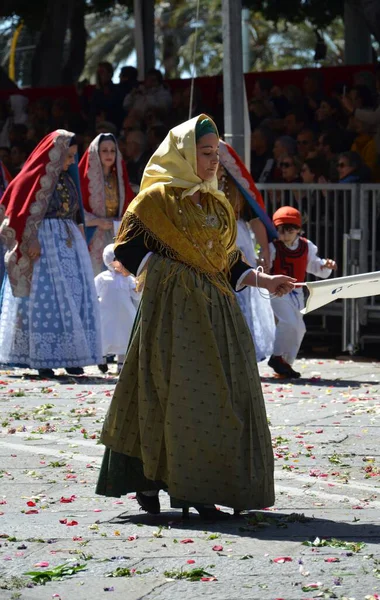 Cagliari, Sardunya 05.01.2019: Aziz Efisio dini geçit töreni