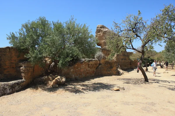 Das Tal der Tempel, Agrigent, Sizilien, Italien — Stockfoto