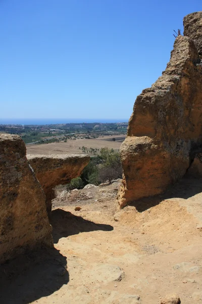 Das Tal der Tempel, Agrigent, Sizilien, Italien — Stockfoto