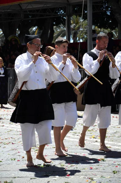 Cagliari, Sardunya 05.01.2019: Aziz Efisio dini geçit töreni