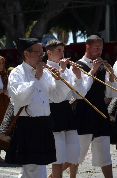 Cagliari, Sardunya 05.01.2019: Aziz Efisio dini geçit töreni