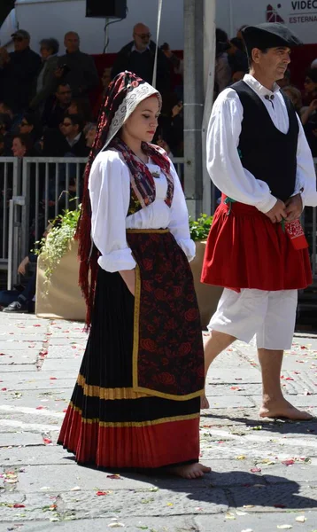 Cagliari, Sardunya 05.01.2019: Aziz Efisio dini geçit töreni