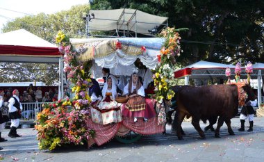 Cagliari, Sardunya 05.01.2019: Aziz Efisio dini geçit töreni
