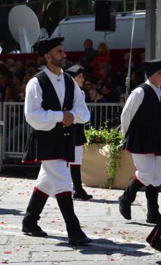 Cagliari, Sardunya 05.01.2019: Aziz Efisio dini geçit töreni