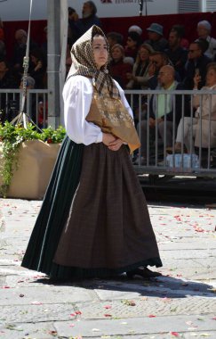 Cagliari, Sardunya 05.01.2019: Aziz Efisio dini geçit töreni