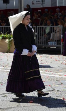 Cagliari, Sardunya 05.01.2019: Aziz Efisio dini geçit töreni