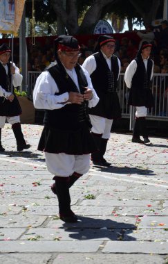 Cagliari, Sardunya 05.01.2019: Aziz Efisio dini geçit töreni