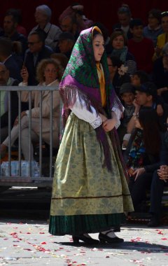 Cagliari, Sardunya 05.01.2019: Aziz Efisio dini geçit töreni