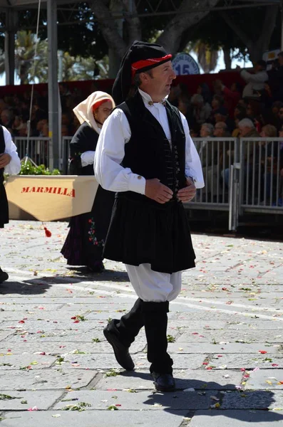 Cagliari, Sardunya 05.01.2019: Aziz Efisio dini geçit töreni