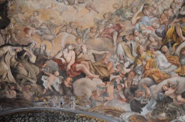 Roma, İtalya 09.02.2019: Santa Rita da Cascia alle Vergini İçişleri