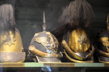 Braunfels, Almanya 08.08.2020: Aile Müzesi Braunfels Kalesi