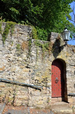 Schloss Braunfels 'in dış kısmının görüntüsü.
