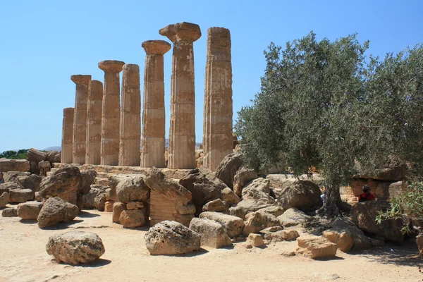 Údolí králů, Agrigento, Sicílie, Itálie — Stock fotografie