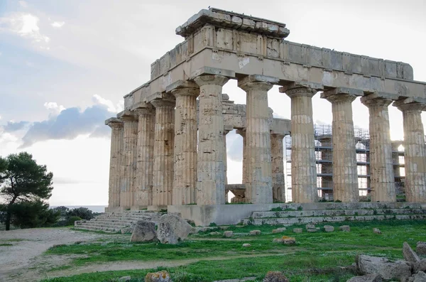 Templo griego en Selinunte — Foto de Stock