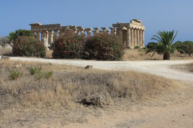 Sicilya selinunte, arkeolojik alanına