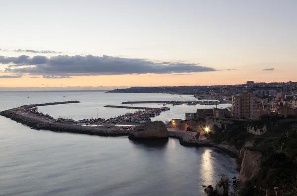 Pohled z Sciacca, Agrigento, Sicílie, Itálie — Stock fotografie