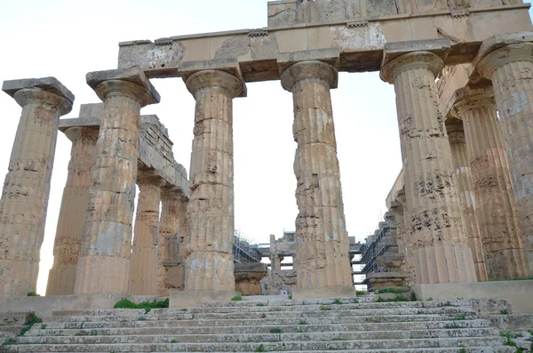 Area archeologica di Selinunte in Sicilia — Foto Stock