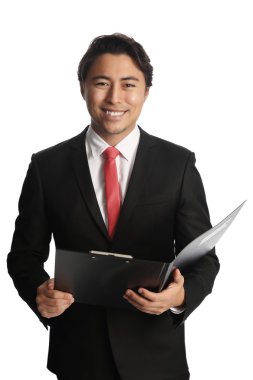 Pano ile cazip iş adamı