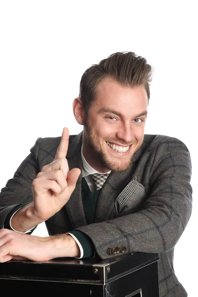 Very Happy Businessman — Stock Photo, Image