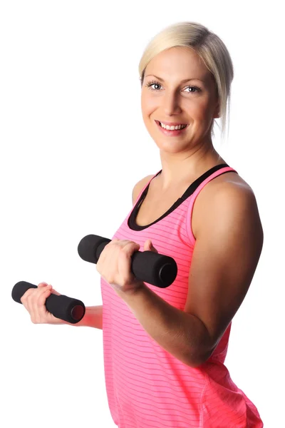 Cute woman working out — Stock Photo, Image