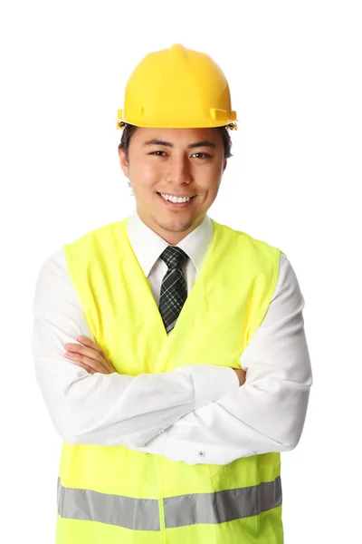 Attractive construction worker — Stock Photo, Image