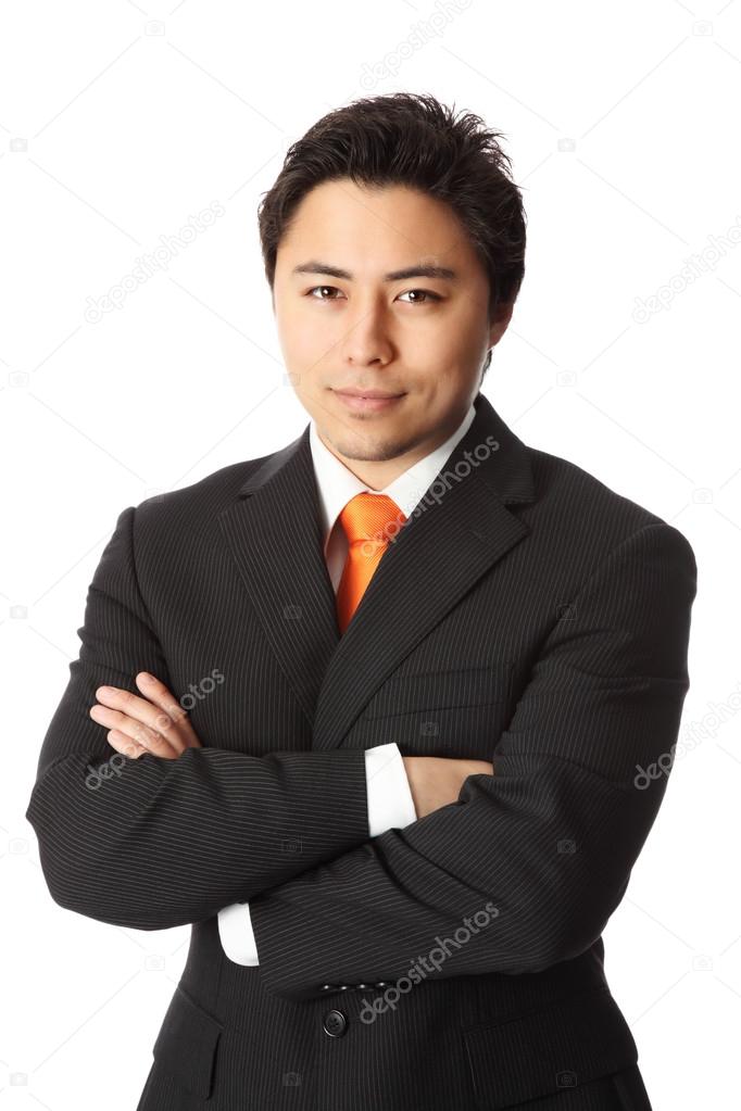 Young attractive businessman