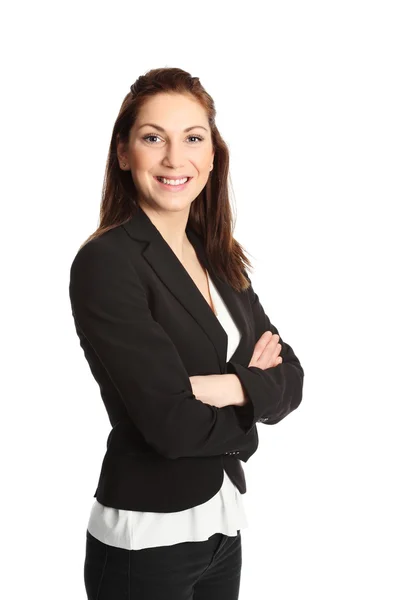 Attractive businesswoman in a suit — Stock Photo, Image