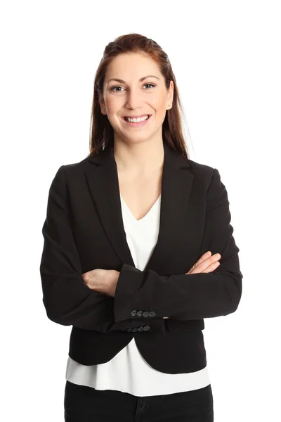 Attractive businesswoman in a suit — Stock Photo, Image